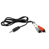 Hosa CMR-206 Stereo Breakout, 3.5 mm TRS to Dual RCA, 6 ft
