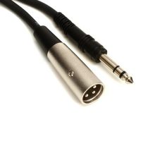 Hosa STX-103M Balanced Interconnect, 1/4 in TRS to XLR3M, 3 ft