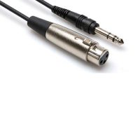 Hosa STX-110F Balanced Interconnect, XLR3F to 1/4 in TRS, 10 ft