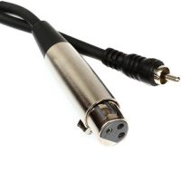 Hosa XRF-105 Unbalanced Interconnect, XLR3F to RCA, 5 ft