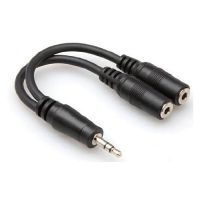 Hosa YMM-232 Y Cable, 3.5 mm TRS to Dual 3.5 mm TRSF
