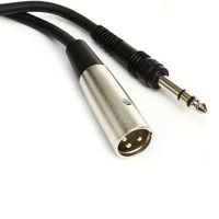 Hosa STX-110M Balanced Interconnect, 1/4 in TRS to XLR3M, 10 ft