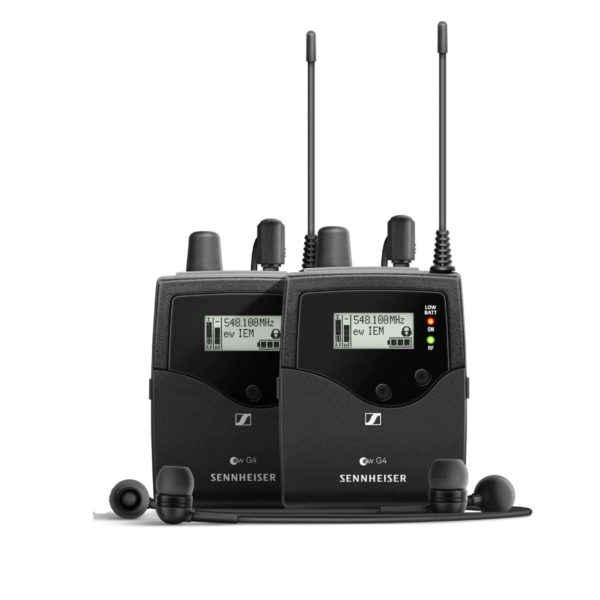 Sennheiser EW IEMG4-TWIN Dual Receiver In-Ear Monitor System – Stage Sound