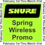 Shure Spring Wireless Promo