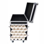 Gator Elite Series G-TOUR-MICSTAND-20 Gator GTOUR Flight Case To Transport 20 Mic Stands
