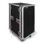 Gator Elite Series GTOUR  20U CAST ATA Wood Flight Rack Case; 20U; 17″ Deep; Casters