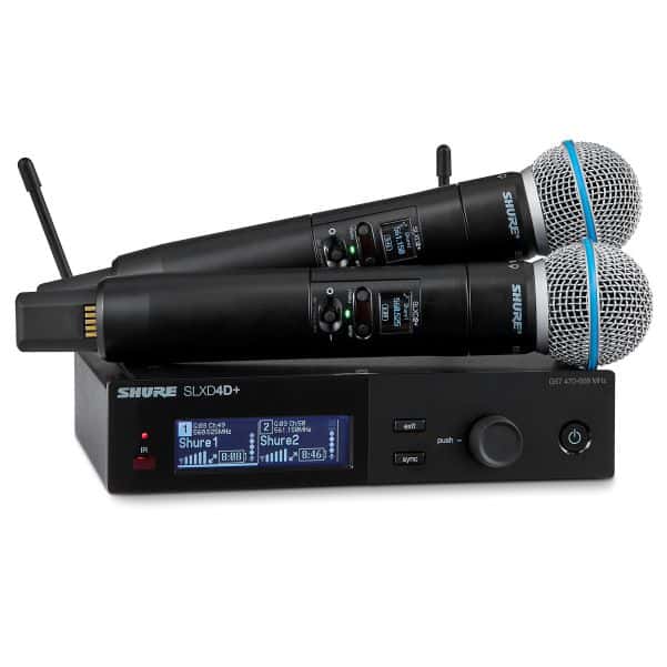 Shure SLXD24D+/B58 Dual Handheld System